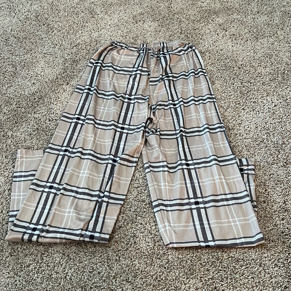 Plaid sweatpants